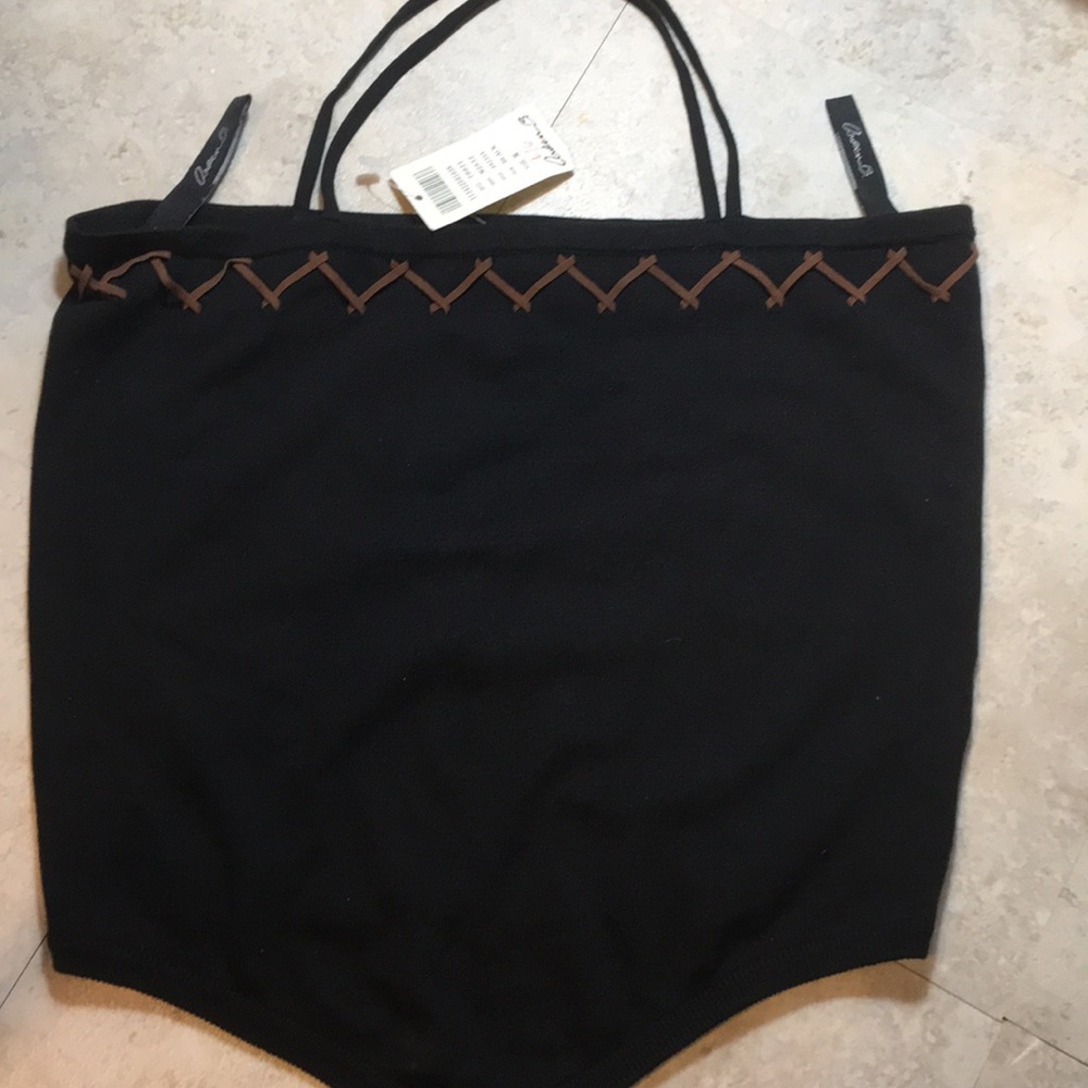 NWT Arden B Handkerchief Black Cami Medium